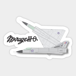 Mirage IIIO Sticker